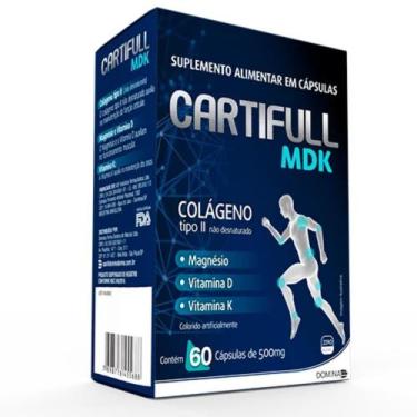 Imagem de Colágeno Tipo II Cartifull MDK Suplemento Ossos e Articulações 60 Cáps