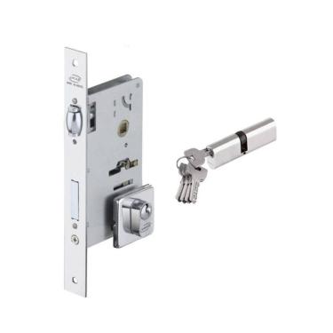 Imagem de Fechadura Rolete Pivotante Imab 4700 Cilindro 90 Mm Cromada