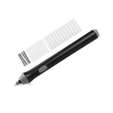 Imagem de Kit Borracha Elétrica 25 Peças Portátil com Design Ergonômico – Ideal para Desenhos Técnicos, Esboços Artísticos, Escrita e Correções Precisas, Leve e de Fácil Uso Á Pilha Preto Premium