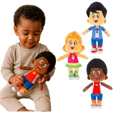 Imagem de Brinquedo Bebê Pelucia 3 Palavrinhas Original 22 Cm Presente Criança 6