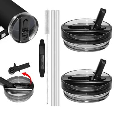 Imagem de TideBloom Tampa removível de substituição de 1,134 g para copo Stanley, à prova de vazamento, durável, à prova de respingos, compatível com copos Stanley de 1,134 g, acessórios para copos Stanley