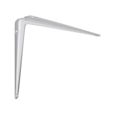 Imagem de Suporte Em L De Aço Branco 25 X 30 Cm - Sl-2530-br - Multivisão