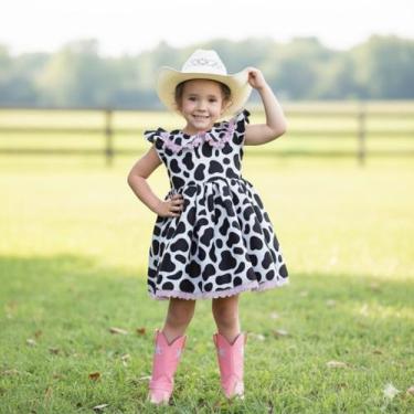 Imagem de Vestido Infantil Princesa Luxo com Manguinha Delicado Bebê Rosa - Flor