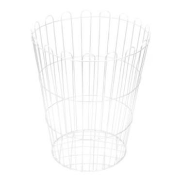 Imagem de Cesto Aramado Galvanizado Lixeira 40 Litros Redonda