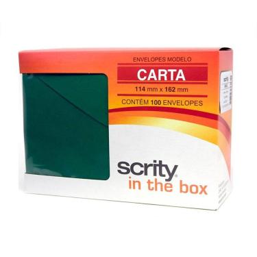 Imagem de Envelope Color Plus Brasil 114x162mm 100und Scrity