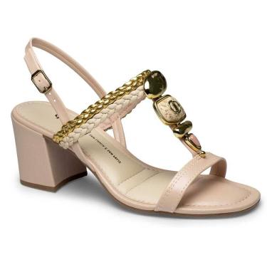 Imagem de Sandália Salto Bloco Dakota Y9981 Feminina - Rosado