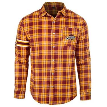 Imagem de Camisa masculina NBA Atlanta Hawks NBA com estampa de flanela, Team Color, Large