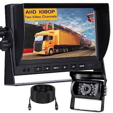 Imagem de Lcsiuco Câmera De Ré Para Rv, Sistema De Câmera De Ré Hd 1080P Com Monitor De 7 Polegadas Para Rv, Caminhão, Trailer, Caminhonete, Suv, Camper, Jipe, Carro