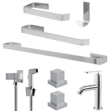 Imagem de Kit De Acessórios Para Banheiro Melhor Custo Benefício