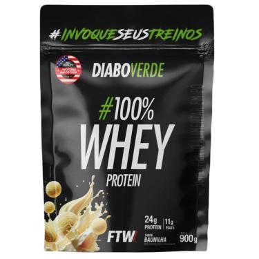Imagem de Diabo Verde 100% Whey Protein Refil (900g) FTW