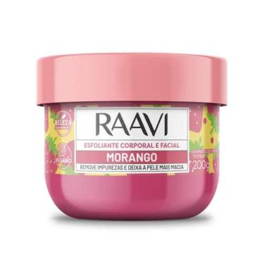 Imagem de Creme esfoliante Morango Raavi 200g
