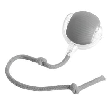 Imagem de Bola Interativa Inteligente Para Cães e Gatos Bola De Rolamento Automática Recarregável (Cinza)