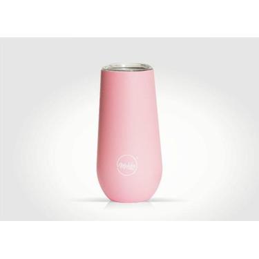 Imagem de Copo Térmico Champ 150ml Rosa - Isolamento a Vácuo e Aço Inoxidável - 