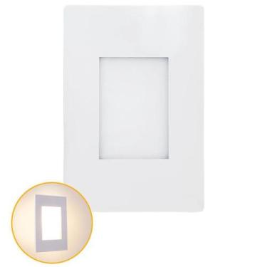 Imagem de Balizador Luminária P/ Parede Escada Embutir Caixa 4X2 - Megalux