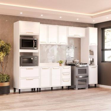 Imagem de Cozinha Compacta 250092 5 Peças Amara Branco Politorno Móveis