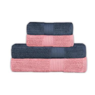 Imagem de Jogo Toalha de Banhão Buddemeyer 4 Peças Luxo Fio Penteado Premium Alt