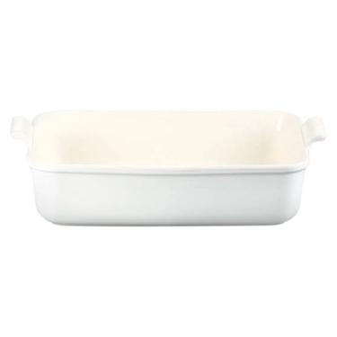 Imagem de Travessa Retangular 36 cm Heritage Branco Cotton Le Creuset