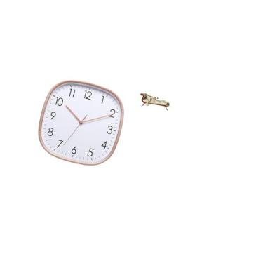 Imagem de Fenteer Relógio de Parede Digital Vintage com Design para Sala de Jantar, Decoração de Academia, Casa de Fazenda com Sofá-cama de Madeira em Miniatura, Acessó