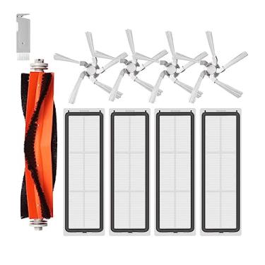 Imagem de Mop Cloth Compatible With XMI Dreame W10 W10 Pro Robotic Vacuum Cleaner Main Side Brush Detachable Mop Rags Stent Hepa Filter Accessories(Set9)