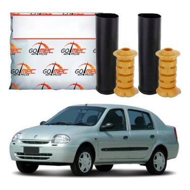 Imagem de Kit Batente Traseiro Clio Sedan 1.0 1.6 1998 A 2002 - Go Mec