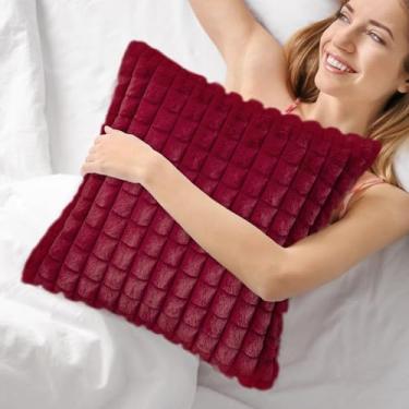 Imagem de Capas de almofada de grade elegante, capas decorativas para sofá, cadeira e cama