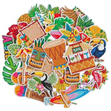 Imagem de Fabric Applique Patch RF-Patch, conjunto de praia de verão de 32 peças
