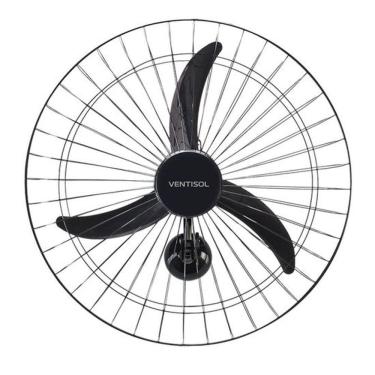 Imagem de Ventilador De Parede 60cm 127v New Premium Preto Ventisol