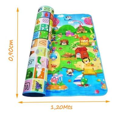 Imagem de Tapete Infantil Atividade Bebe Térmico Dobrável Cores Oferta - 99 Toys
