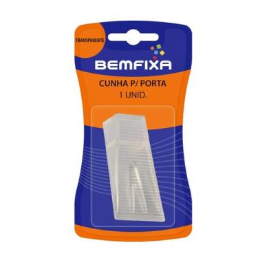 Imagem de Cunha para Retenção de Portas Transparente - Bemfixa