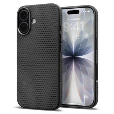Imagem de Capa Spigen para iPhone 17, Liquid Air, projetada para Apple iPhone 17 - Preto Fosco