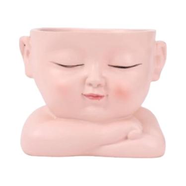 Imagem de Generic Vaso de Flores com Carinha de Bebê, Um Lindo Recipiente para Plantas, Perfeito para Estante, Jardim Ou Sala de Estar.