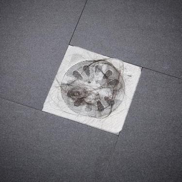 Imagem de Filtros de ralo de pia e banheira de banheiro capa de ralo de chuveiro descartável coletor de cabelo adesivos de malha de ralo de chuveiro, banheiro, lavanderia, banheira, cozinha, pia (branco, 6