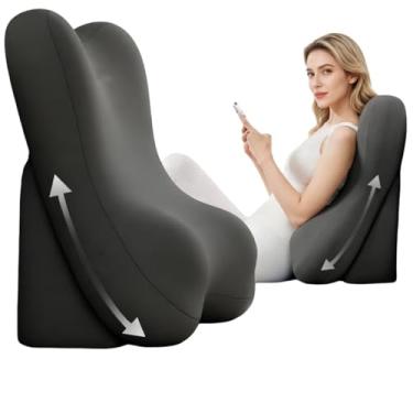 Imagem de Xiamenzcx Kit de almofada de leitura na cama e escritório, suporte lombar ajustável e almofada de cunha de 2 peças, projetada ergonomicamente, é um presente ideal para sua esposa.