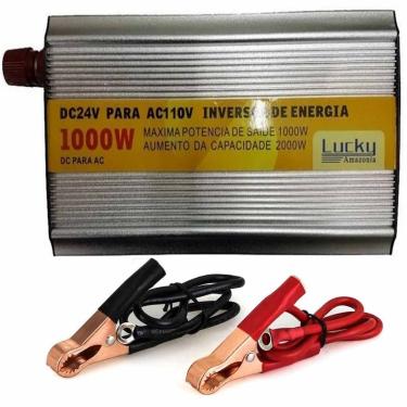 Imagem de Inversor Veicular Conversor solar 1000w 24v 110v Usb