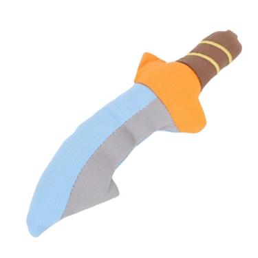 Imagem de GLOGLOW Brinquedo de Gato Catnip, Teaser Criativo Preenchido Com Erva de Gato Seca Premium para Gatinhos, Com Material de Lona Macio e Durável, para Alívio de Ansiedade e Estimulação (Faca)