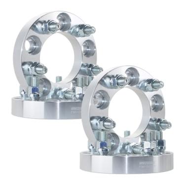 Imagem de VibeUp Adaptadores de roda 2,5 cm 5x4,5 M12x1,5 82,5, espaçadores de roda com 5 terminais serve para Honda Accord 98-19, para Honda Civic 04-19, para Chevrolet Malibu 97-03 16-19, para Kia Soul 10-13