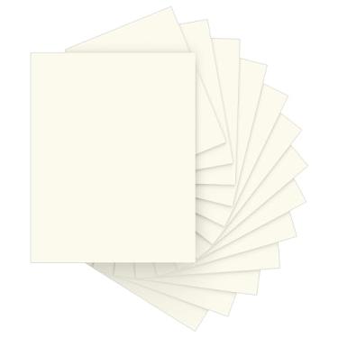 Imagem de 40 folhas de papel cartolina creme, 21 x 28, papel para impressora de cartão marfim 21 x 28 cm, papel de papel-cartão branco 21 x 28 cm, papel de construção de 200 g/m² para cartões DIY, cartões