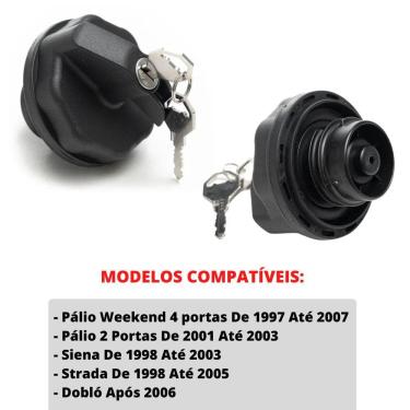 Imagem de Tampa Combustível Palio Weekend 97 98 99 00 01 02 Até 2007
