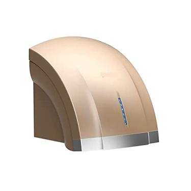 Imagem de IUBGFTO Secador de mãos automático 1800W secador de mãos automático display LED inteligente e sensor frio máquina de secagem de parede comercial de alta velocidade para vaso sanitário baixo nível de