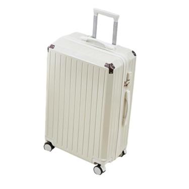 Imagem de Mala de grande capacidade, com zíper, resistente a impactos, bolsa de transporte antirroubo, rodízios duplos, rotação de 360 graus, alavanca de vários níveis, chave, bolsa portátil, pode ser abordada