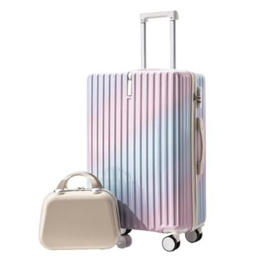 Imagem de Mala de terno para pais e filhos, bolsa portátil, gancho oculto, rodízios duplos rotativos de 360 graus, bolsa portátil, com zíper, resistente a impactos, à prova d'água, portátil para embarque