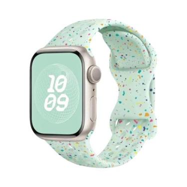Imagem de Pulseira De Silicone Respirável Para Apple Watch 44mm 45mm 40mm 41mm 3