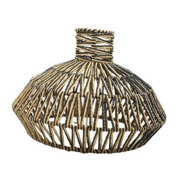 Imagem de IEUDNS Abajur pendente, cúpula de tecido para luminária de teto, decoração para casa