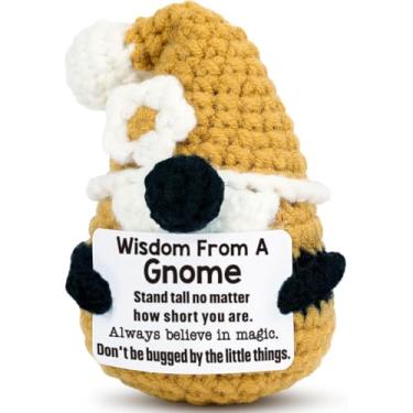 Imagem de Presentes de gnomo inspiradores de Natal para mulheres e homens, enfeites engraçados de Natal para ela, enfeite de Natal, presente de lembrança para amigas, irmã, aniversário, ação de graças, dia dos