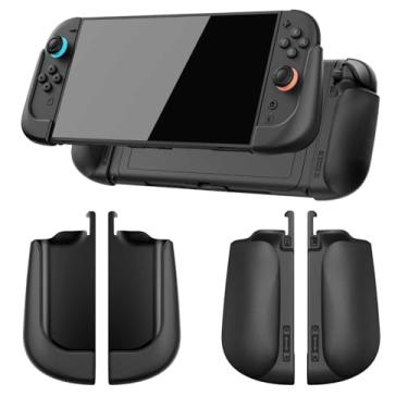 Imagem de IFYOO NexGrip Ergonomic Grip Set for Nintendo Switch 2 Joycons, Grip Case Compatible with Joy Con 2 Controller, Compatible with Switch 2 Joycon, Switch 2 Accessories - Black