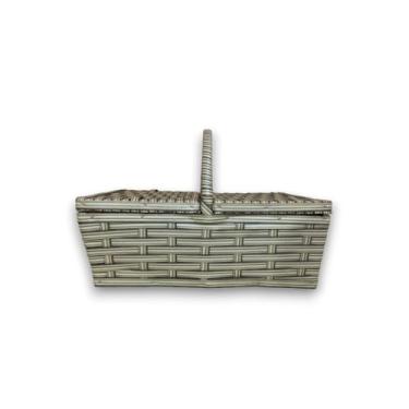 Imagem de Cesto Organizador de Bambu Tamanho G – Cesta Multiuso para Armazenar Roupas, Brinquedos ou Decorar Qualquer Ambiente (Capuccino)