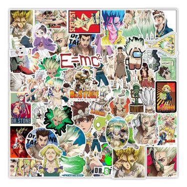 Imagem de Pacote de adesivos Stones Ages Anime 50 unidades Decorative Cartoon Sti