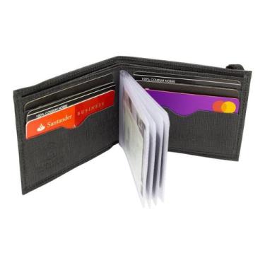 Imagem de Carteira c/ elástico Pequena Compacta Fina Porta Cartões e Cnh - Kartm