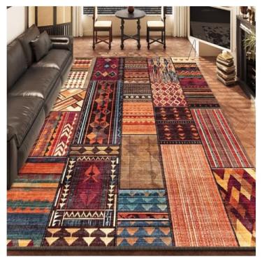 Imagem de SPXMQSS Tapetes para sala de estar, tapetes macios antiderrapantes laváveis para sala de estar, resistentes a manchas para sala de jantar, quarto, cabeceira, escritório em casa A 200 x 300 cm
