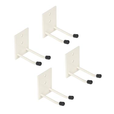 Imagem de Kit 4 Suportes de Parede 7cm Organizador Multiuso para Rodos e Vassouras - 4 Lugares - NV801